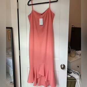 Lovers + Friends Tyler Midi Ruffle Dress